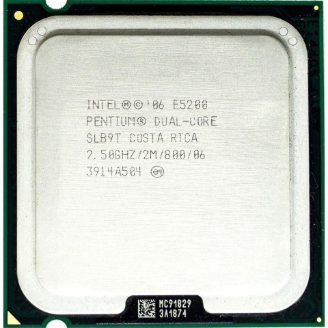 CPU INTEL PENTIUM E5200 2.50Ghz 2C 2MB LGA775