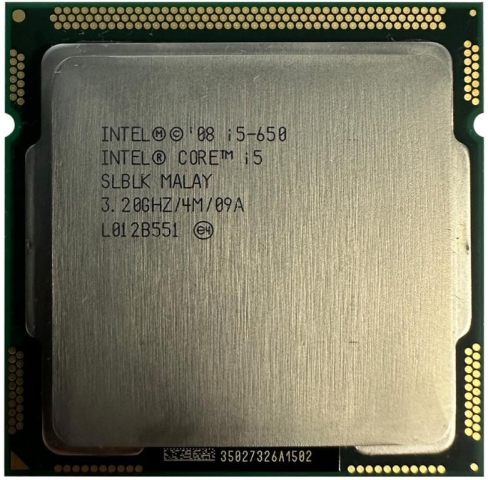 CPU INTEL i5-650 3.20Ghz 2C 4MB LGA1156