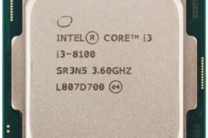 CPU INTEL i3-8100 3.60Ghz 4C 6MB LGA1151